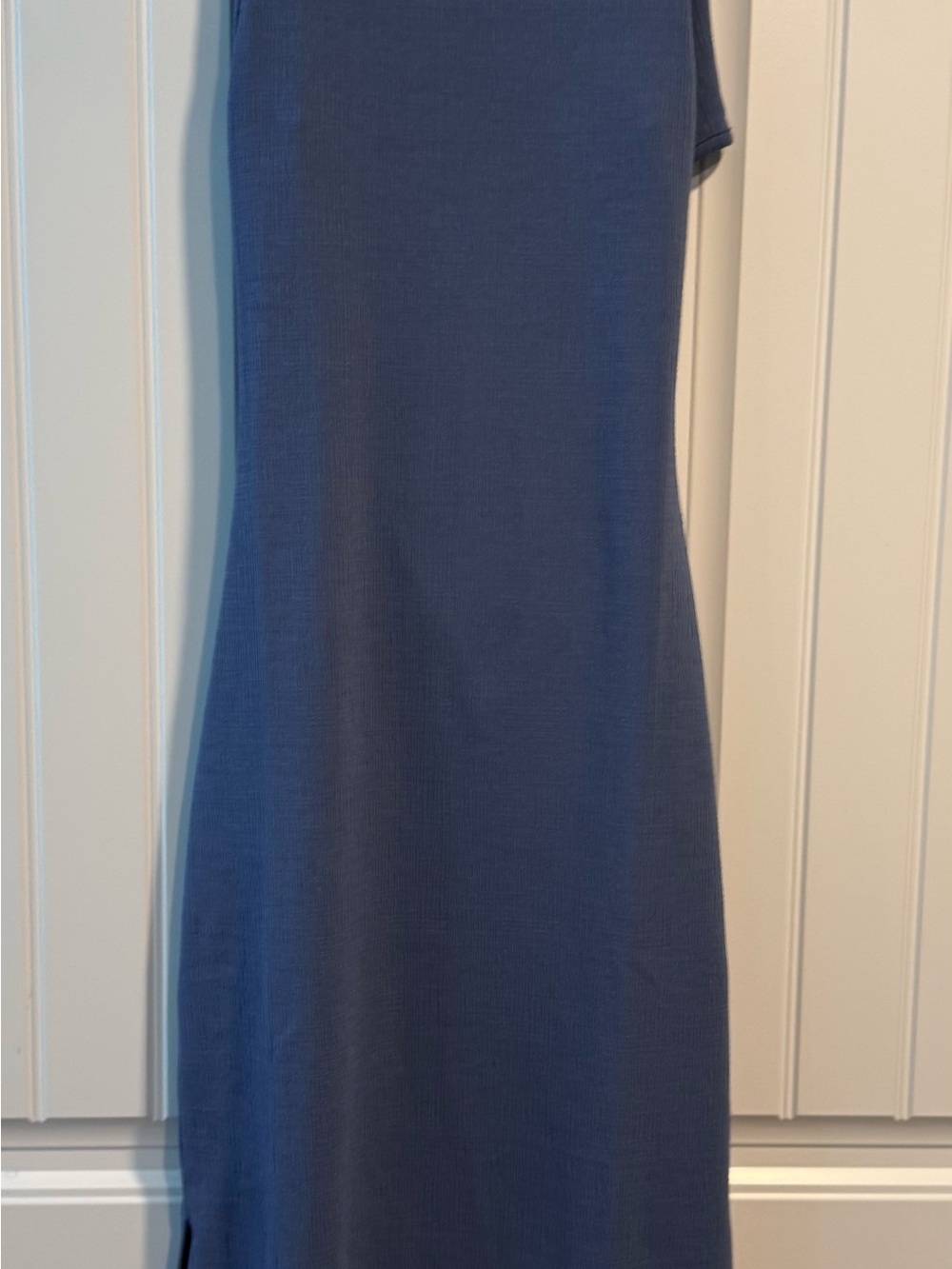 ROXY Blue Women's Ribbed Cutout Maxi Dress